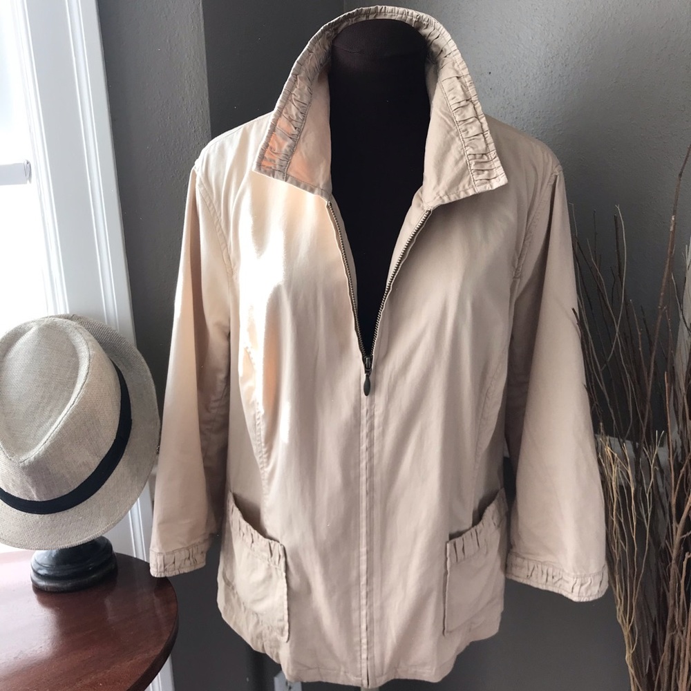 Coldwater Creek Khaki Jacket NWOT